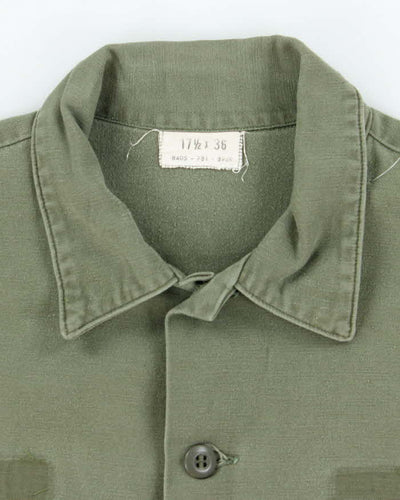 60s Vintage US Army OG-107 Utility Shirt - XX-Large