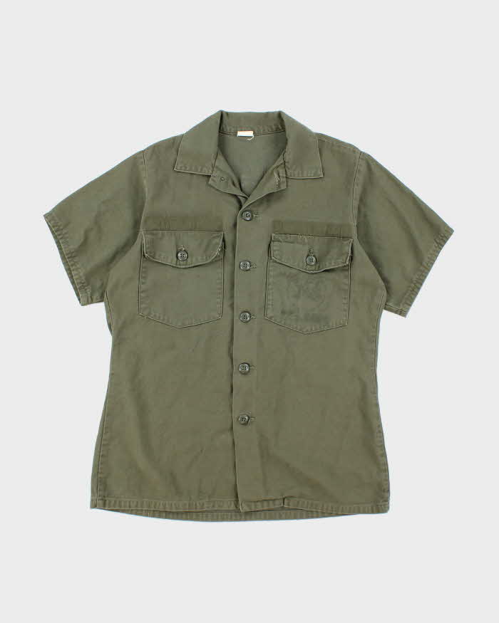 60s Vintage US Air Force OG-107 Utility Shirt - Large