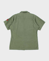 60s Vintage US Army OG-107 Utility Shirt - Large