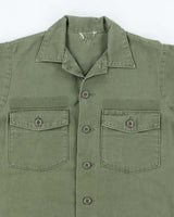 60s Vintage US Army OG-107 Utility Shirt - Large