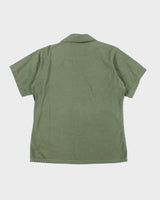 60s Vintage US Army OG-107 Utility Shirt - Large