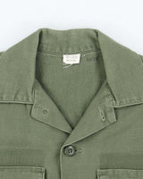 60s Vintage US Army OG-107 Utility Shirt - Large