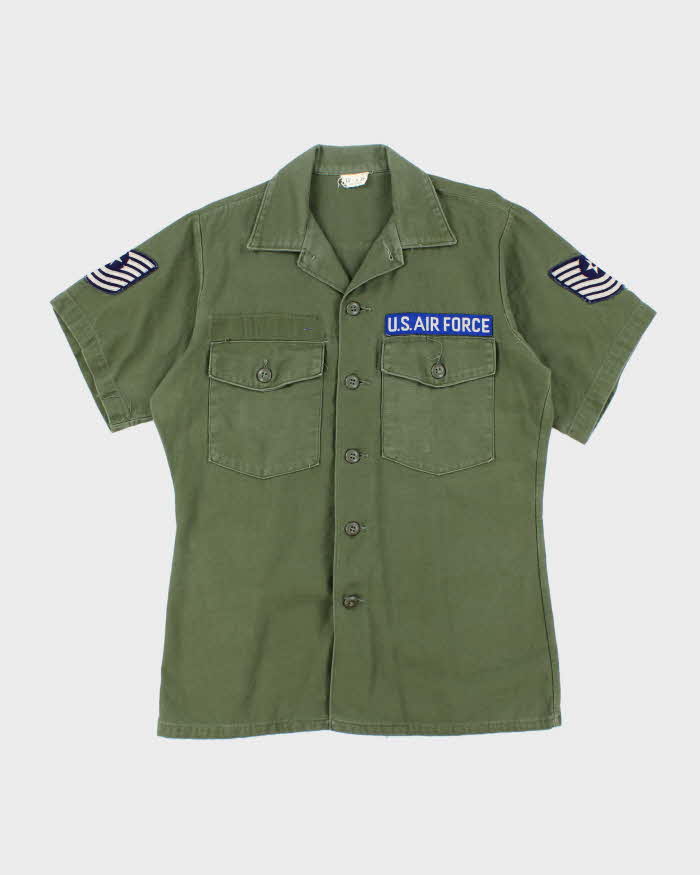 60s Vintage US Air Force OG-107 Utility Shirt - Large