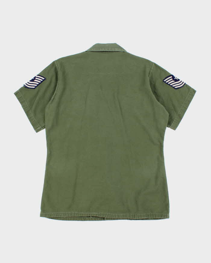 60s Vintage US Air Force OG-107 Utility Shirt - Large
