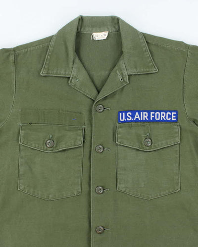 60s Vintage US Air Force OG-107 Utility Shirt - Large