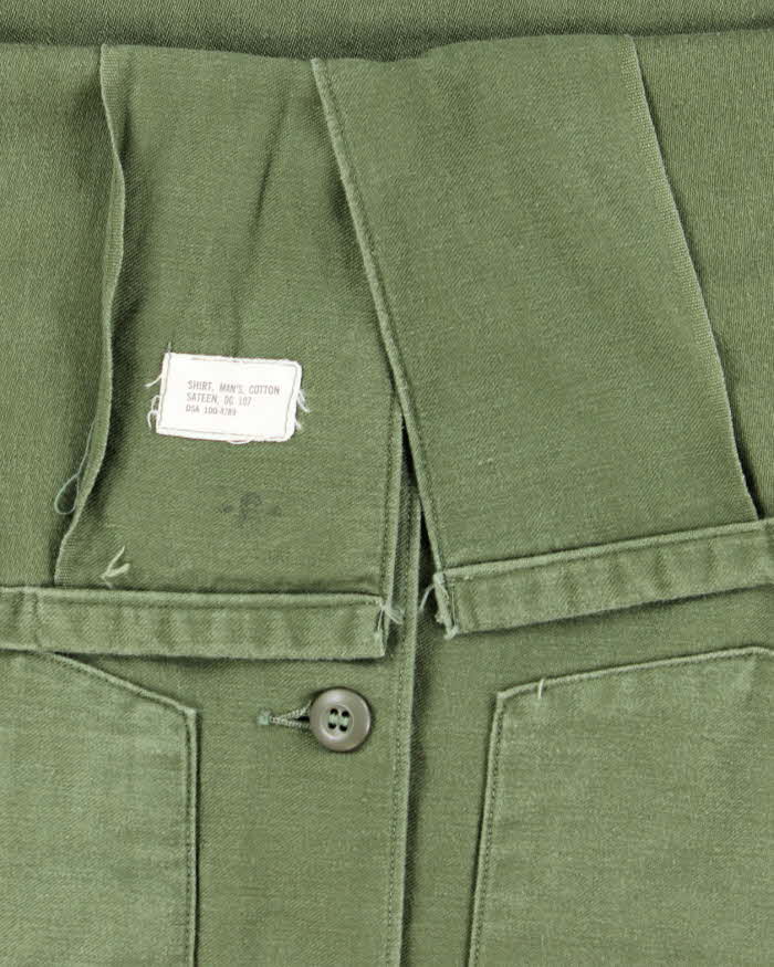 60s Vintage US Air Force OG-107 Utility Shirt - Large