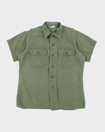 60s Vintage US Air Force OG-107 Utility Shirt - X-Large