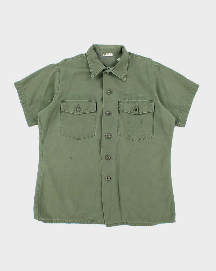 60s Vintage US Air Force OG-107 Utility Shirt - X-Large