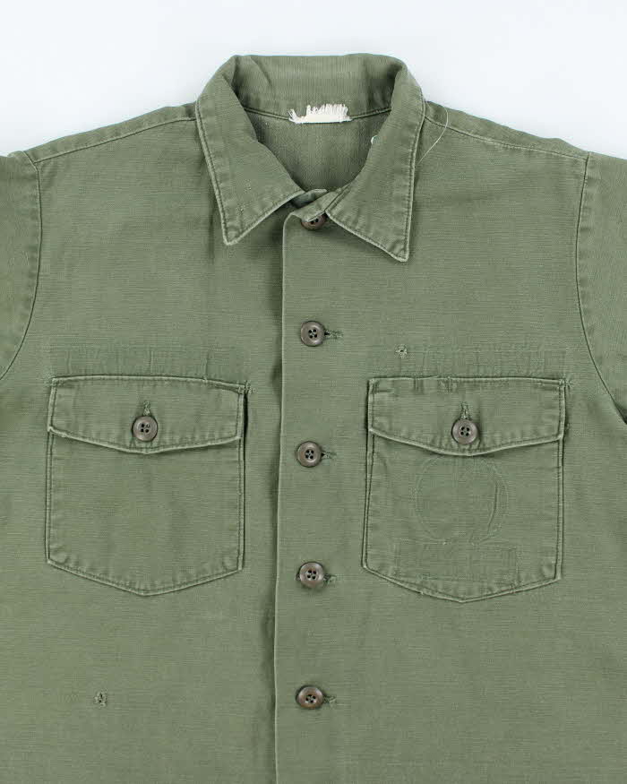 60s Vintage US Air Force OG-107 Utility Shirt - X-Large