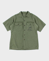 60s Vintage US Navy Seabees OG-107 Utility Shirt - X-Large