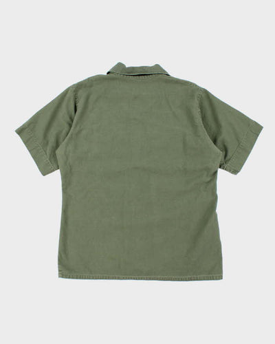 60s Vintage US Navy Seabees OG-107 Utility Shirt - X-Large