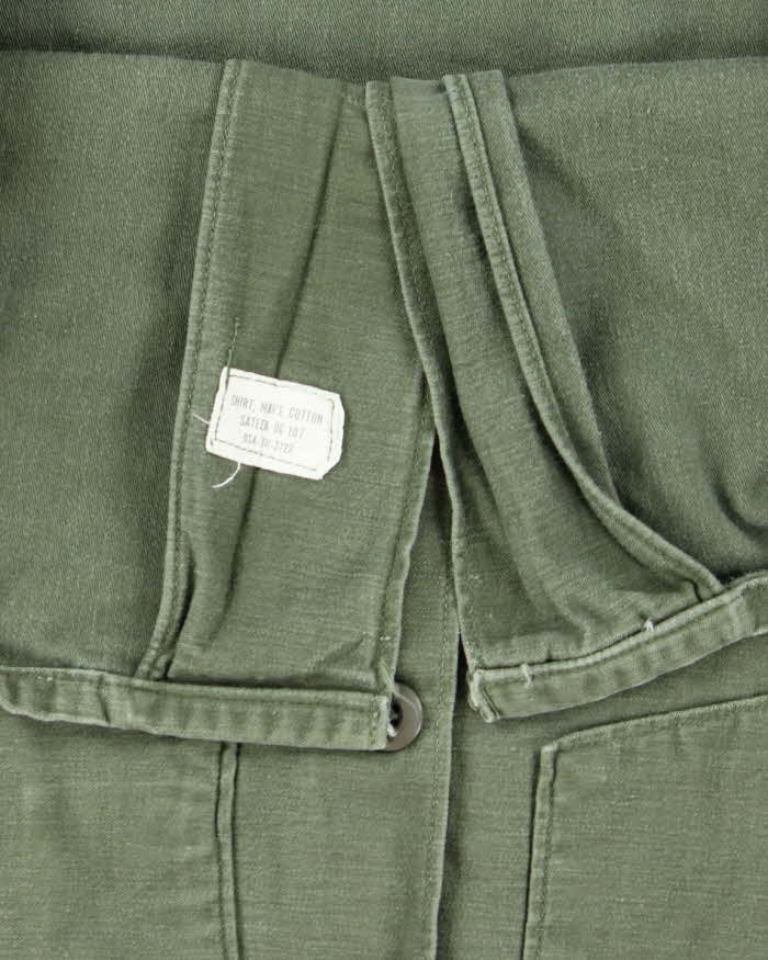 60s Vintage US Army OG-107 Utility Vest - Medium