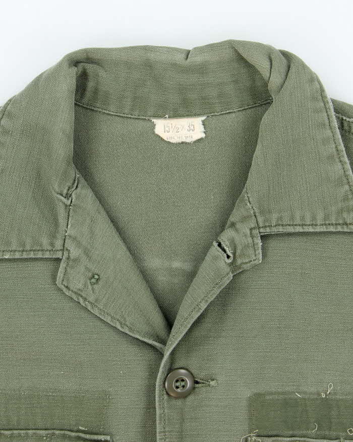 60s Vintage US Army OG-107 Utility Vest - Medium