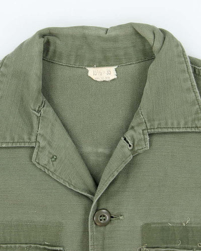 60s Vintage US Army OG-107 Utility Vest - Medium