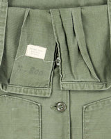 60s Vintage US Army OG-107 Utility Vest - Medium