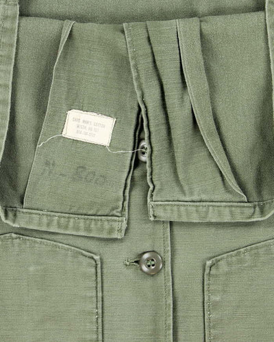 60s Vintage US Army OG-107 Utility Vest - Medium