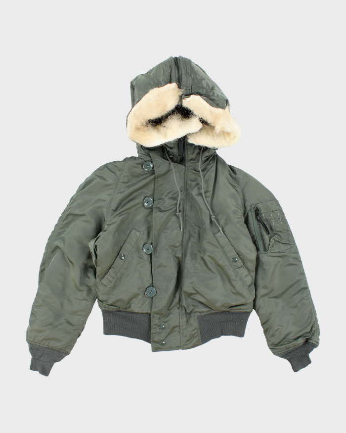 80s Vintage US Air Force N-2B Parka - Medium