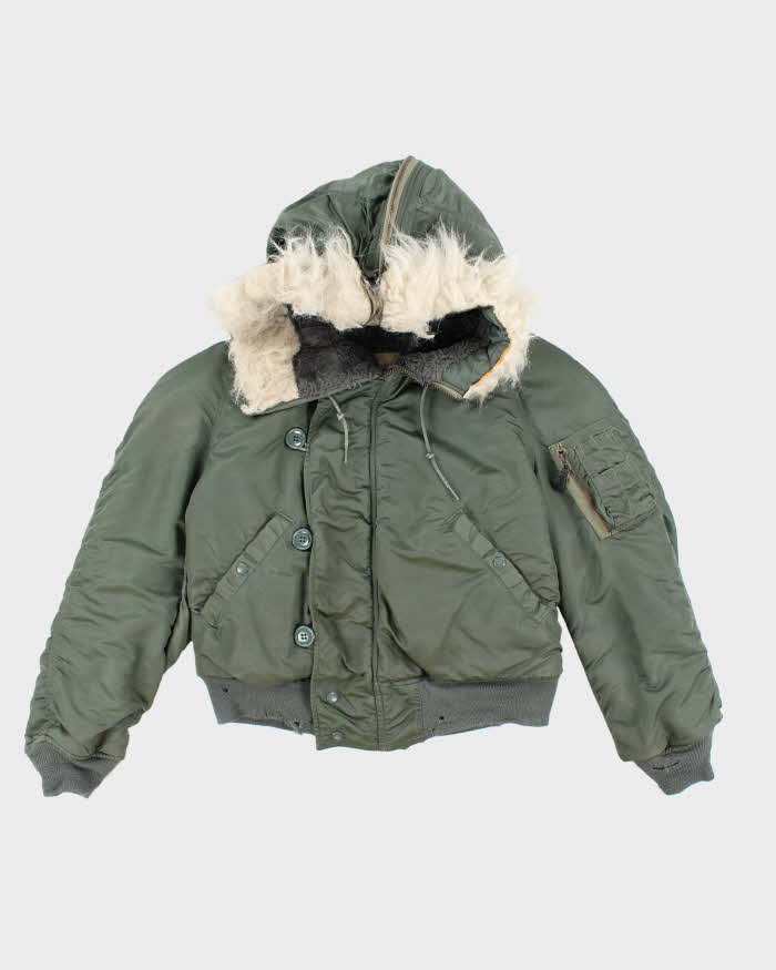 70s Vintage US Air Force N-2B Parka - Large