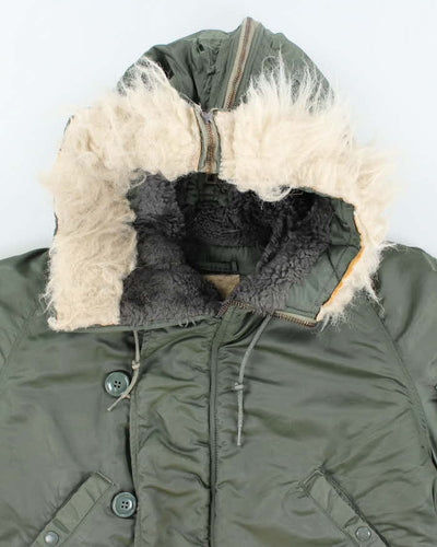 70s Vintage US Air Force N-2B Parka - Large