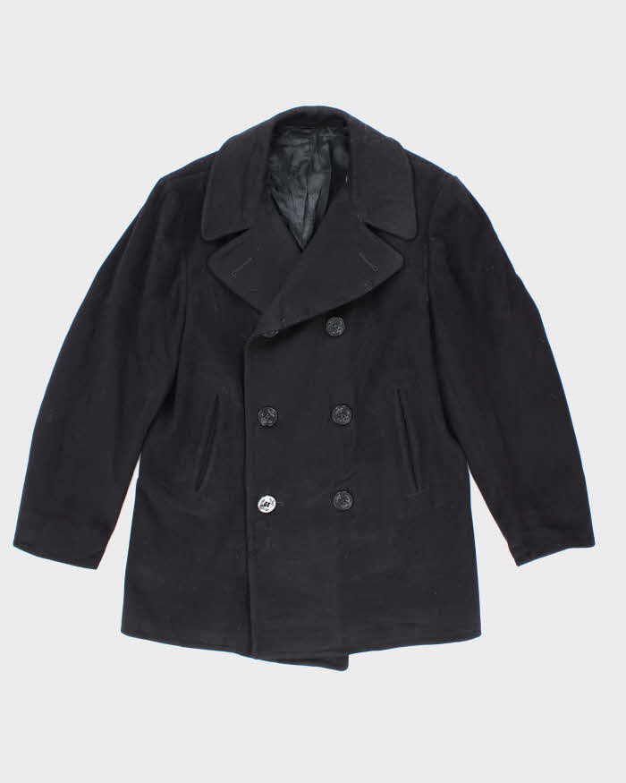 60s Vintage US Navy Pea Coat - Medium