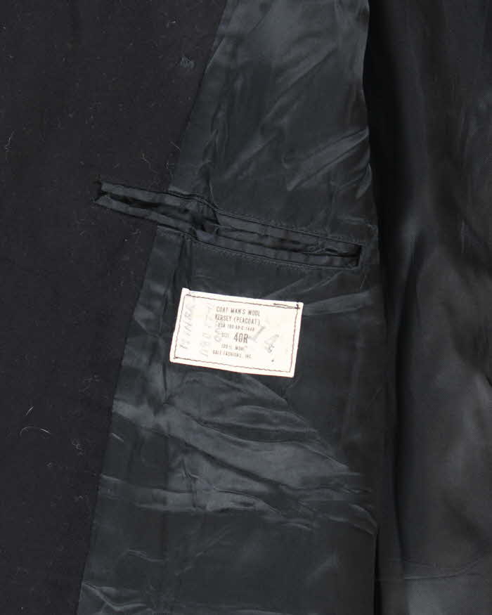 60s Vintage US Navy Pea Coat - Medium