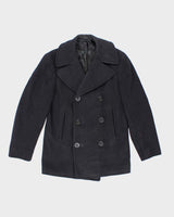 60s Vintage US Navy Pea Coat - X-Small