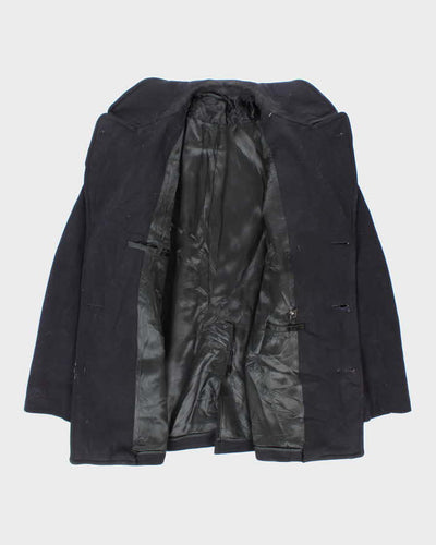 60s Vintage US Navy Pea Coat - X-Small