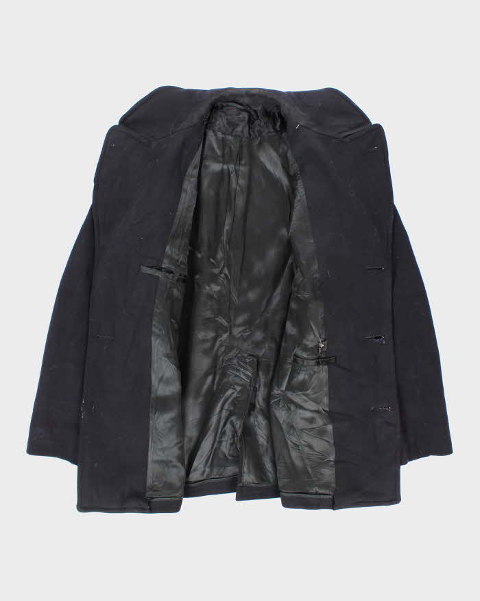 60s Vintage US Navy Pea Coat - X-Small