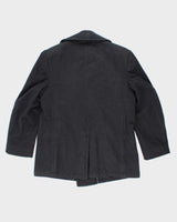 60s Vintage US Navy Pea Coat - Large