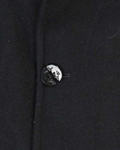 60s Vintage US Navy Pea Coat - Large