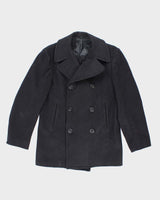 60s Vintage US Navy Pea Coat - Medium