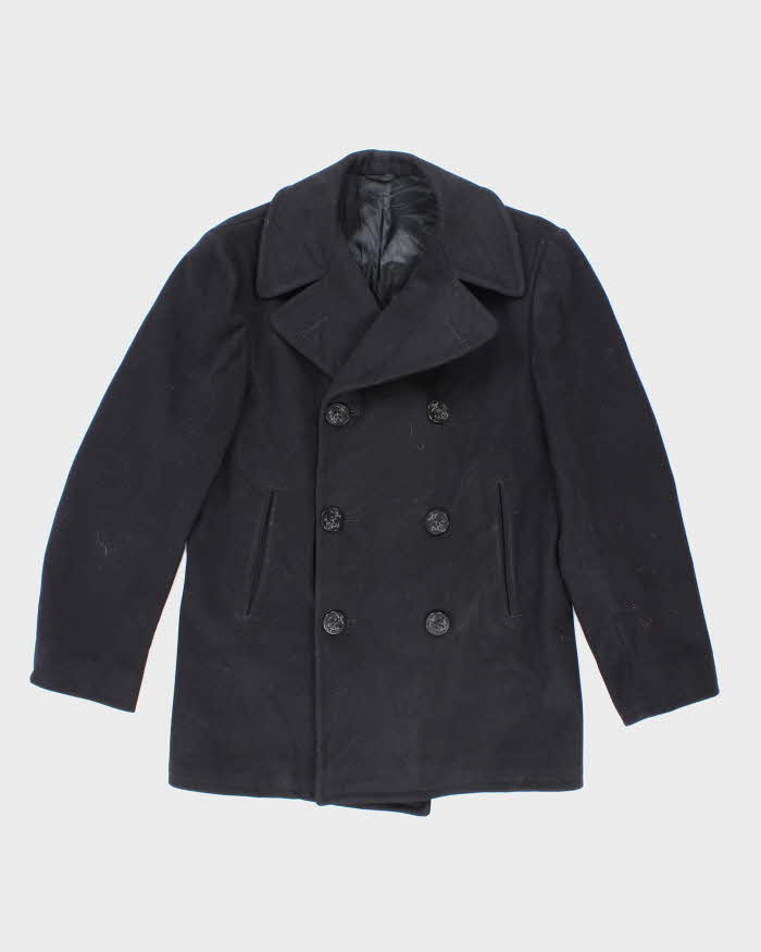 60s Vintage US Navy Pea Coat - Medium