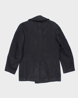 60s Vintage US Navy Pea Coat - Medium