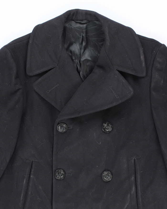 60s Vintage US Navy Pea Coat - Medium