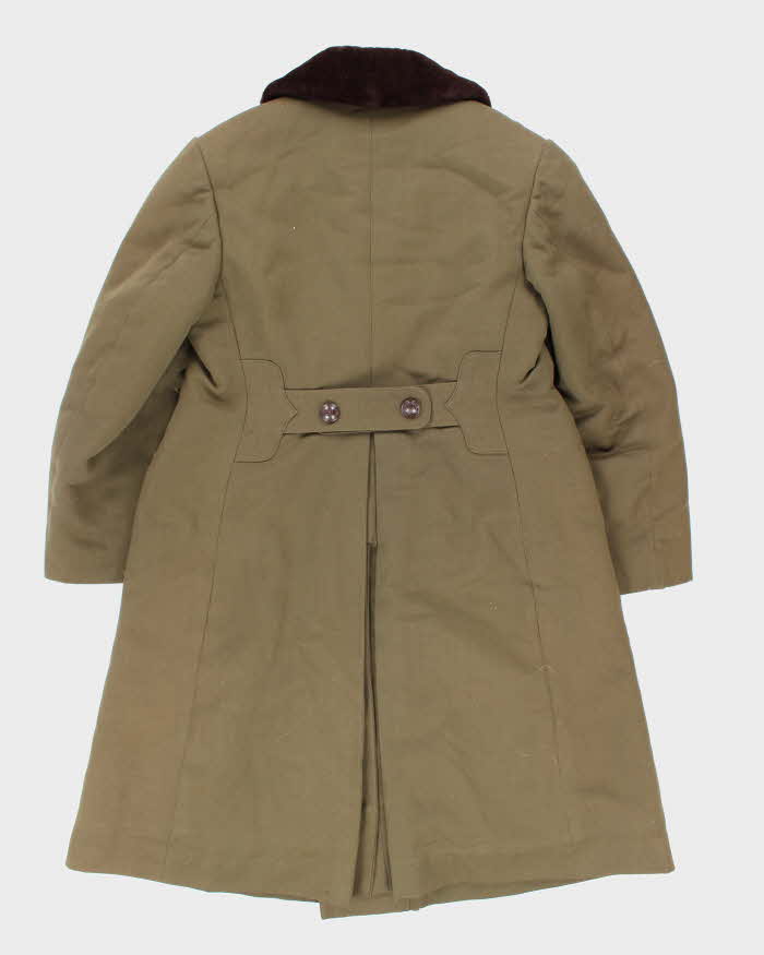 60s Vintage Chinese Army PLA Great Coat - Medium