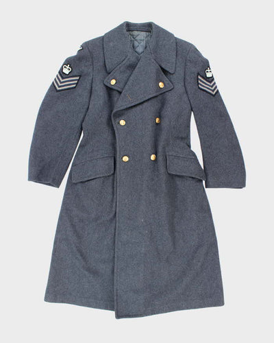 50s Vintage Canadian Air Force Heavy Wool Great Coat - Medium
