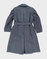 50s Vintage Canadian Air Force Heavy Wool Great Coat - Medium