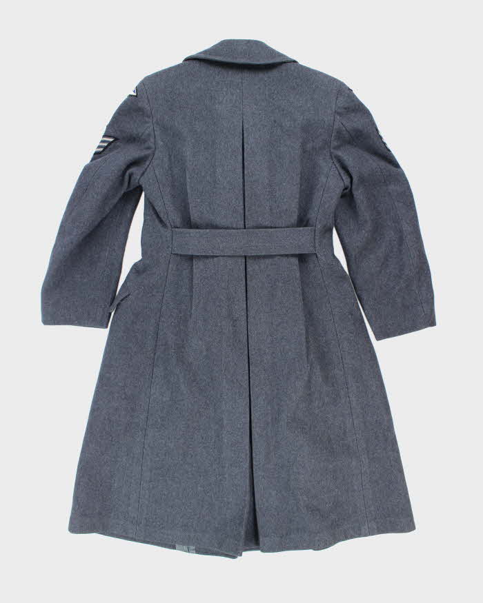 50s Vintage Canadian Air Force Heavy Wool Great Coat - Medium