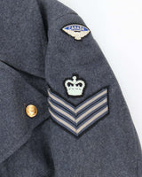 50s Vintage Canadian Air Force Heavy Wool Great Coat - Medium