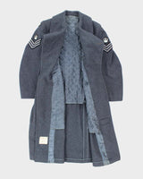 50s Vintage Canadian Air Force Heavy Wool Great Coat - Medium