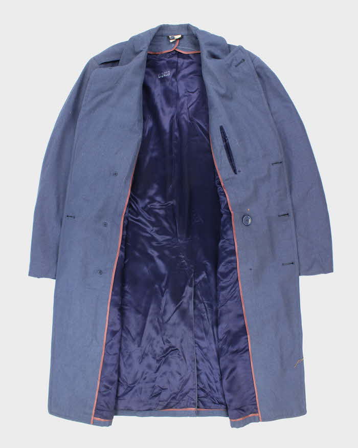 60s Vintage US Air Force Wool Overcoat - X-Large