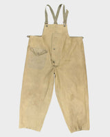 40s WWII Vintage US Navy Wet Weather Dungarees - Large