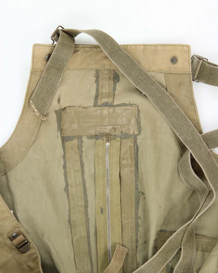 40s WWII Vintage US Navy Wet Weather Dungarees - Large