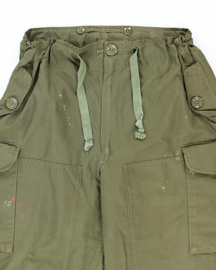 80s Vintage Canadian Army Cold Weather Trousers Shell - 41x30