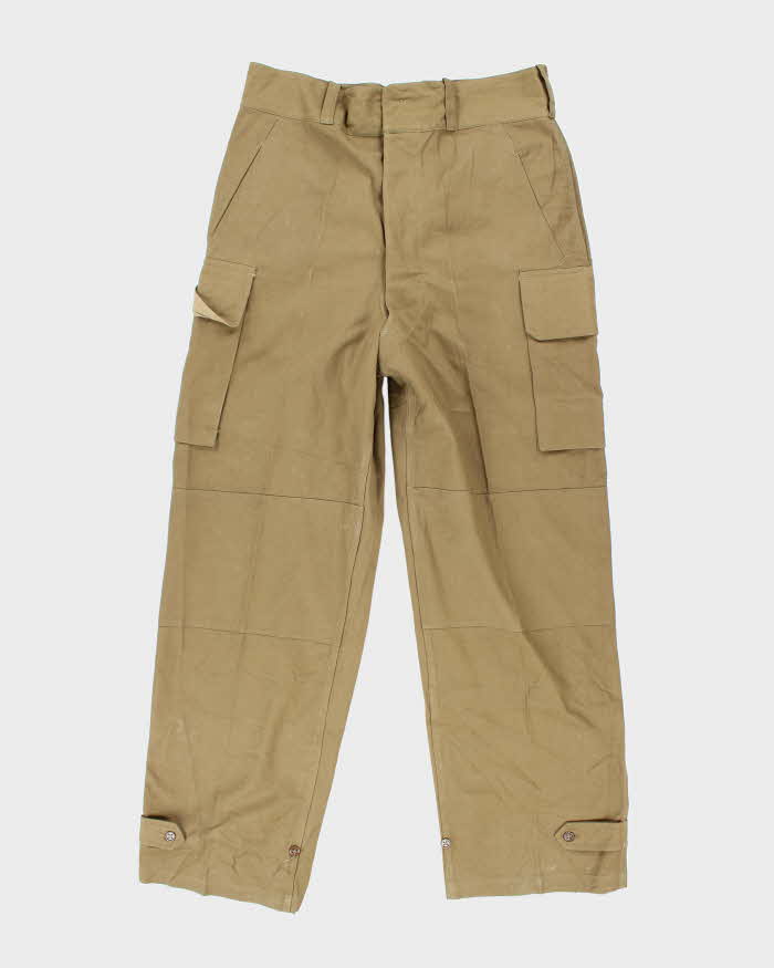 50s Vintage French Army M47 Combat Trousers - 36x34