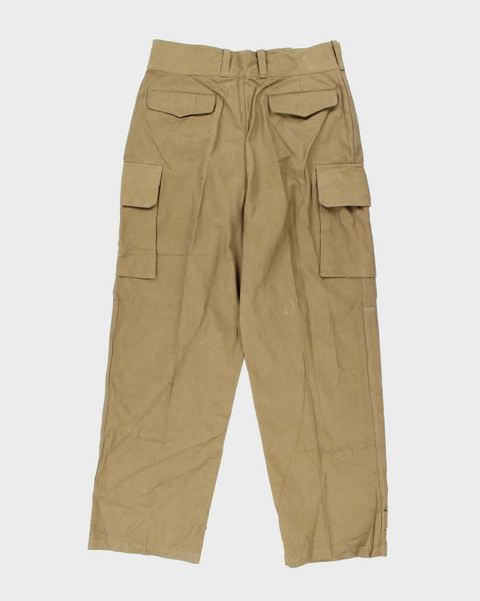 50s Vintage French Army M47 Combat Trousers - 36x34