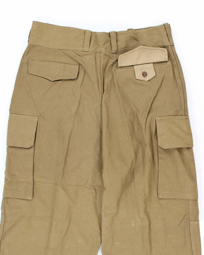 50s Vintage French Army M47 Combat Trousers - 36x34