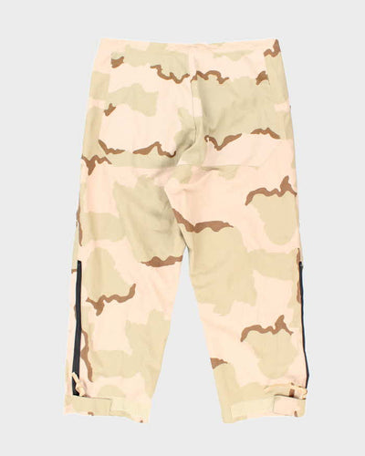 00s Vintage US army ECWCS Desert Camo Gore-Tex Trousers - 40x30