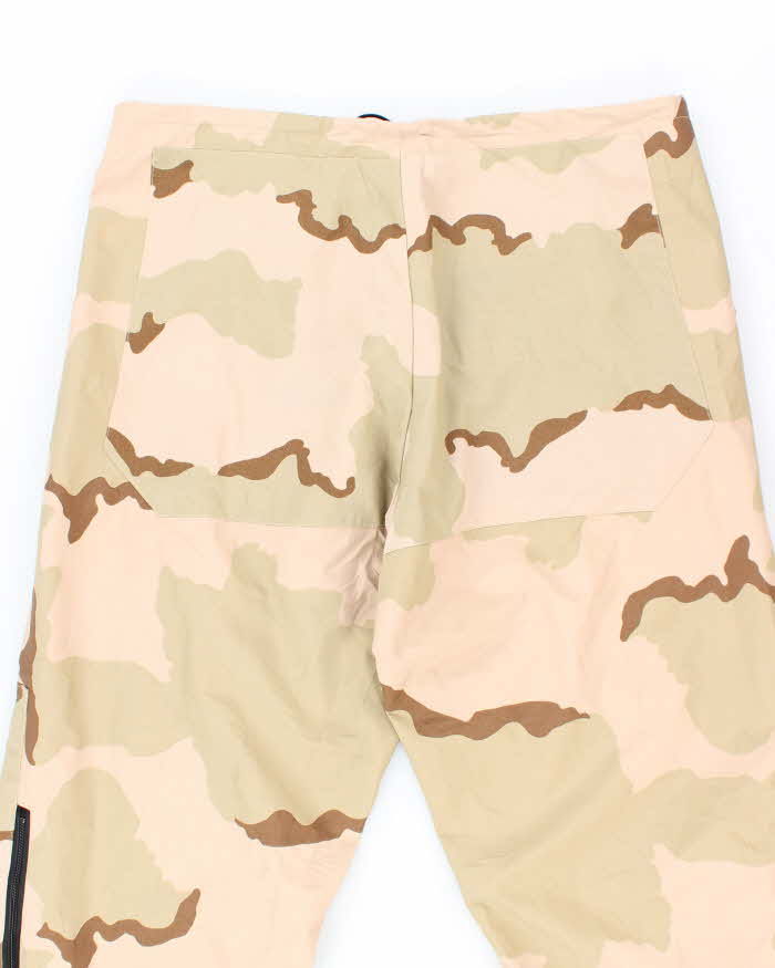 00s Vintage US army ECWCS Desert Camo Gore-Tex Trousers - 40x30
