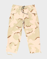 00s Vintage US army ECWCS Desert Camo Gore-Tex Trousers - 40x30